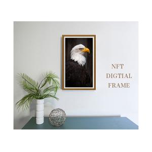 China 21.5In Digita Wooden Electronic Photo Frame on sale