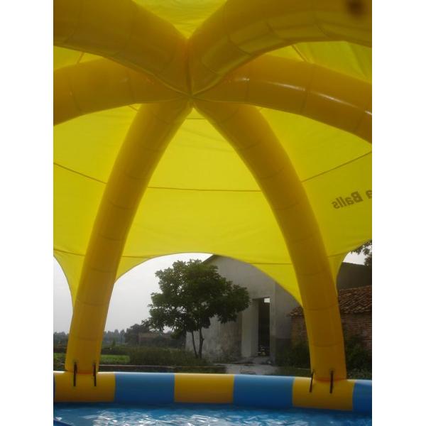 Inflatable Water Pool With Tent / Inflatable Water Ball Pool For Party