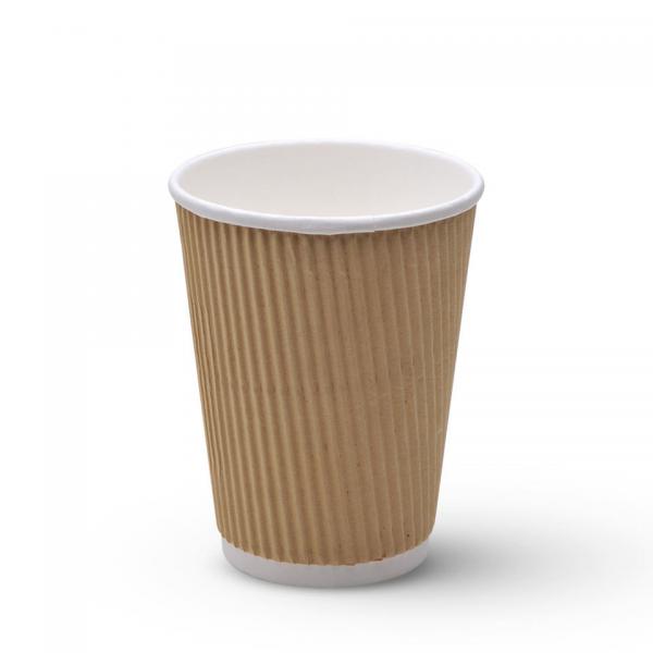 Quality Corrugated Paper Take Away Hot Drink Cup Disposable For Coffee Tea Beverage for sale