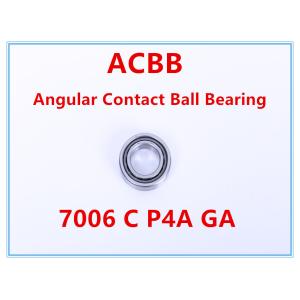Buy cheap 7006 C P4A GA Angle Contact Ball Bearing from wholesalers