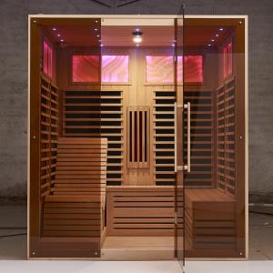 Cheap Far Infrared Indoor Sauna Room Wood Dry Steam 1800x1500x2000mm wholesale
