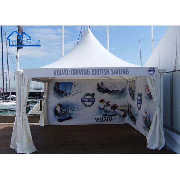 Logo Stretch Aluminum Gazebo Pagoda Tent For Outdoor Wedding Party