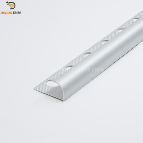 10mm Wall Tile External Corner Trim , Matt Satin Quadrant Edge Tile Trim