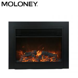 China 34 Flat Frame Modern Wood Mantel Fireplace Digital LED With Remote Control Insert on sale