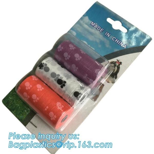 Nappy Baby Disposable Diaper Sacks, Degradable scented disposable baby diaper sack, green tie handle baby diaper sack