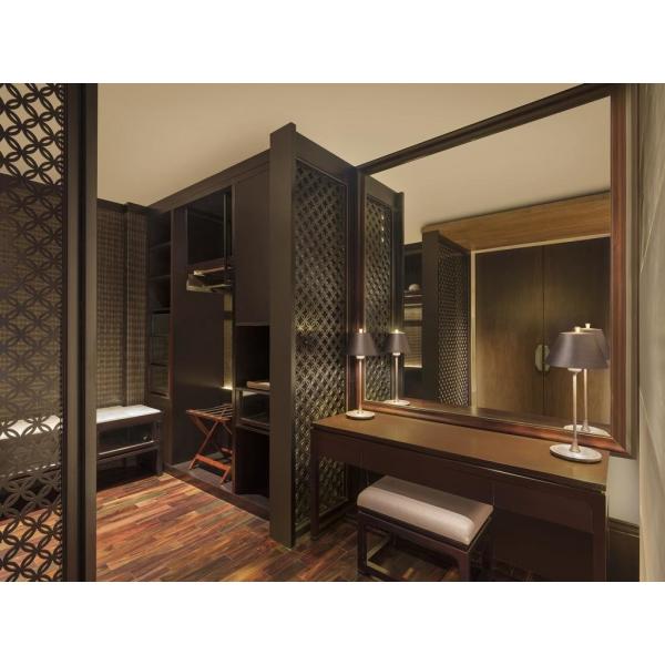 Tropical Luxury Holiday / Resort Hotel On Island Natural Themed Solid Wood Vintage Furnitures