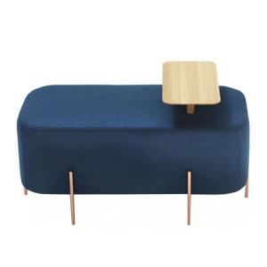 Farbric Elephant Modern Upholstered Stools Small Wooden Italian Furniture