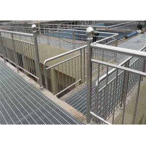 25x5 Galvanized Walkway Grating / 75mm Pitch Bearing Bar Grating