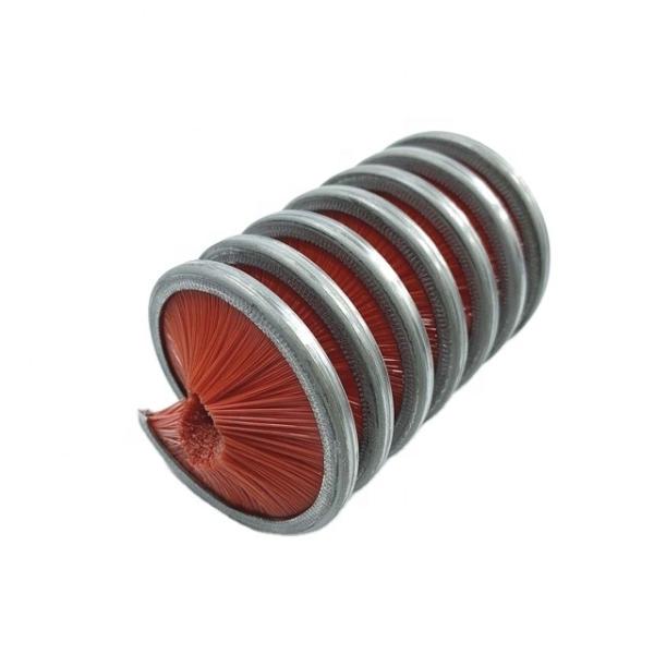 Red Inside Coil Nylon Spiral Brush Cleaning Rope And Chain Cleaning Brushes