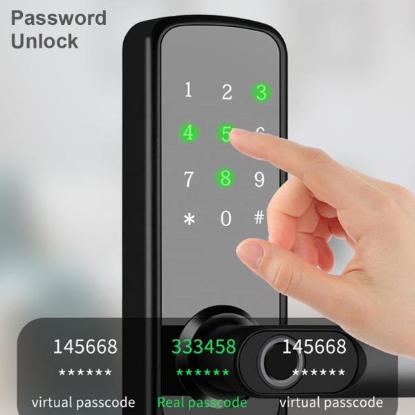 Password 35mm-50mm Tuya Smart Electronic Lock For Home Office