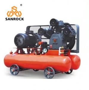 China Red Silent Diesel Engine Driven Air Compressor Drilling Air Compressor 0.5mpa on sale