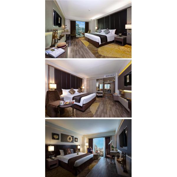 Five Stars Ebony Veneer Hilton Hotel Furniture