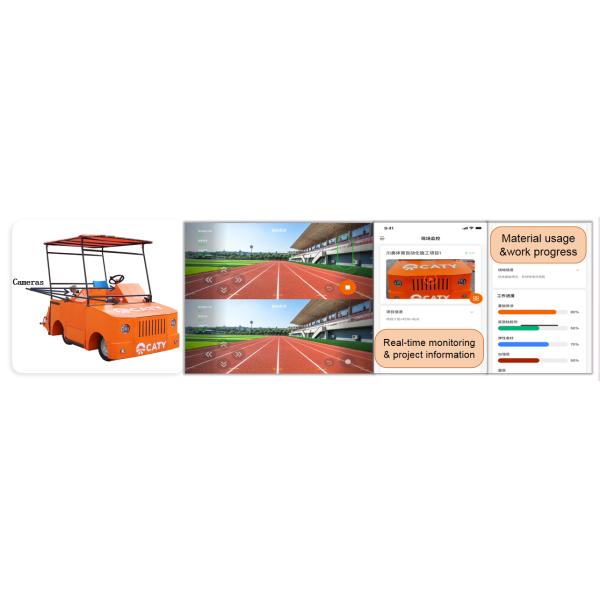 Quick Installation Prefabricated Rubber Jogging Track Material Jogging Colored Rubber Granules