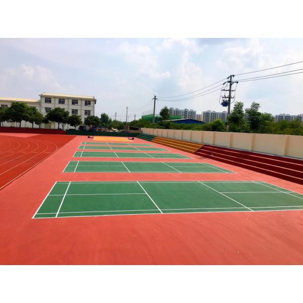 ISO14001 Approved Dustproof 3mm Acrylic Tennis Court Eco-Friendly