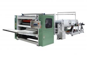 China 1.5m Diameter Tissue Paper Production Line V Fold Facial Tissue Cleaing Paper Machine on sale