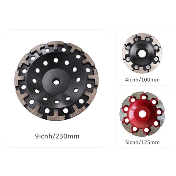 T Shaped Diamond Cup Wheels 5 Inch 6 inch 150mm OEM Available