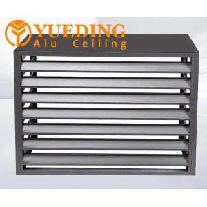 China Aluminum Air Conditioner Louver Air Conditioner Protective Cover Fireproof on sale