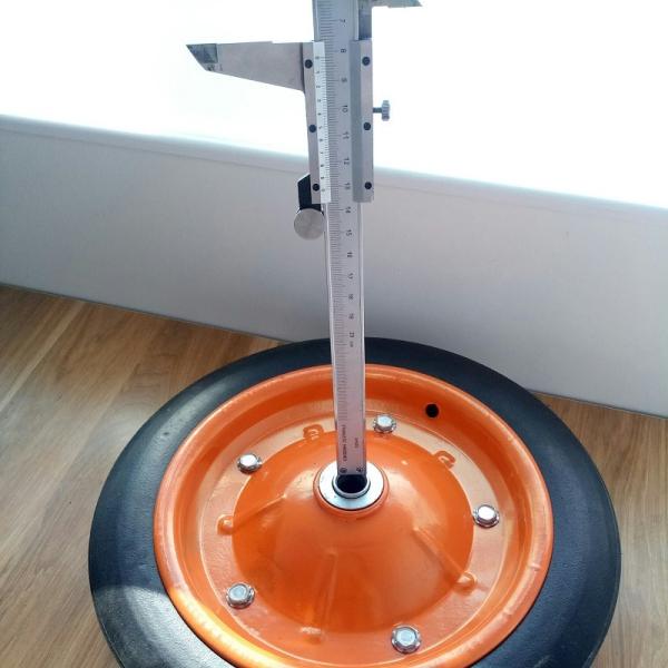 31cm 13 Inch Solid Rubber Tires Colorful Rim Solid Rubber Wheelbarrow Tire For Hand Truck