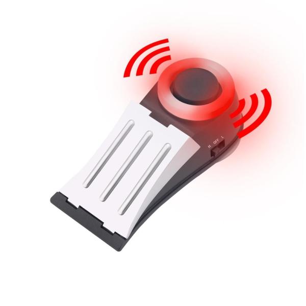 125db Indoor Security Alarm Child Safety Door Stop Sensor LR44*3 61g