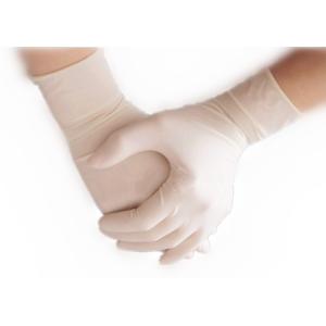 Medical Powder Free Latex Gloves / Hospital Natural Latex Surgical Gloves