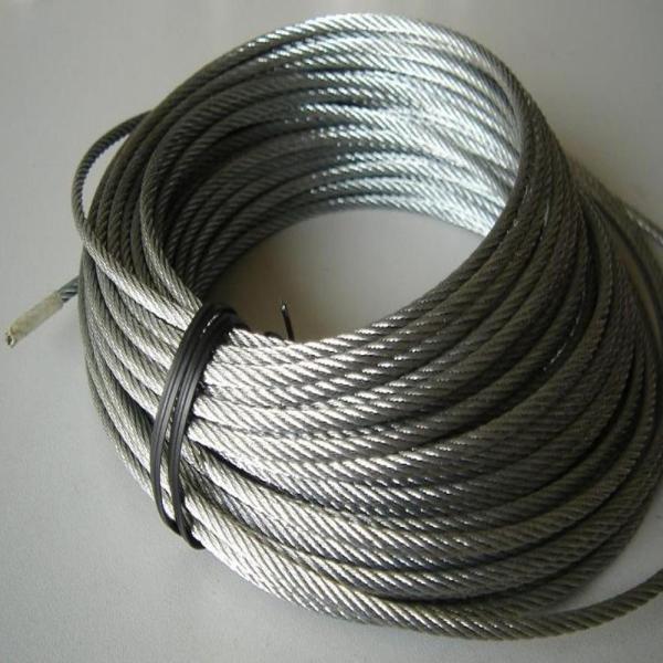 AISI 6mm Stainless Steel Wire Rope 7x19 SS 316 Marine Grade