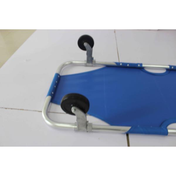 20CM 50CM Ambulance Scoop Folding Medical Stretcher Small Wheels For Hospital