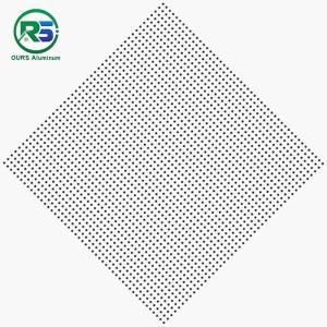 Washing Room Suspended Artistic Clip In Metal Ceiling Tiles Smokeproof