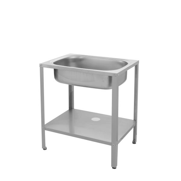 600*430mm Outdoor Farm Stainless Steel Sink Stand Electroplating