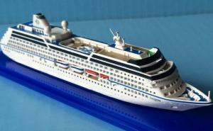 China Oceania Insignia Cruise Ship Large Scale Model Ships on sale