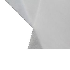 Gaoxin 100% Polyester Non Woven Interlining in Coating LDPE Embroidered
