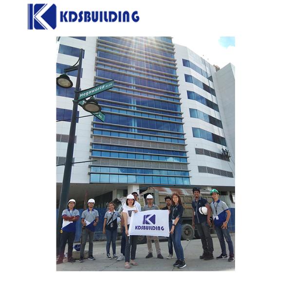 KDSBuilding Fashion design Low-E glass curtain walls building facades double glazed glass curtain