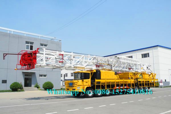 Heavy Duty Pile Drilling Machine Well Drill Rig Truck ZJ40 / 2250CZ 2 × 470 KW