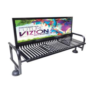 Antioxidation Street 207cm All Steel Garden Benches