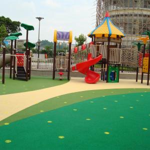 Cheap IAAF Stadiums Schools Shockproof EPDM Playground Surface Fadeless wholesale