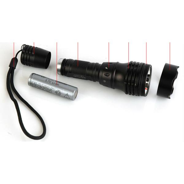 C66 High bright rechargeable Q5 LED diving flashlight