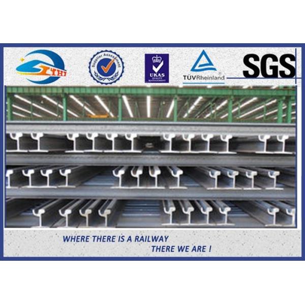 59R / 60R Grooved Railroad Steel Rail for Tram Rail BS EN14811 2006 U75V 12M