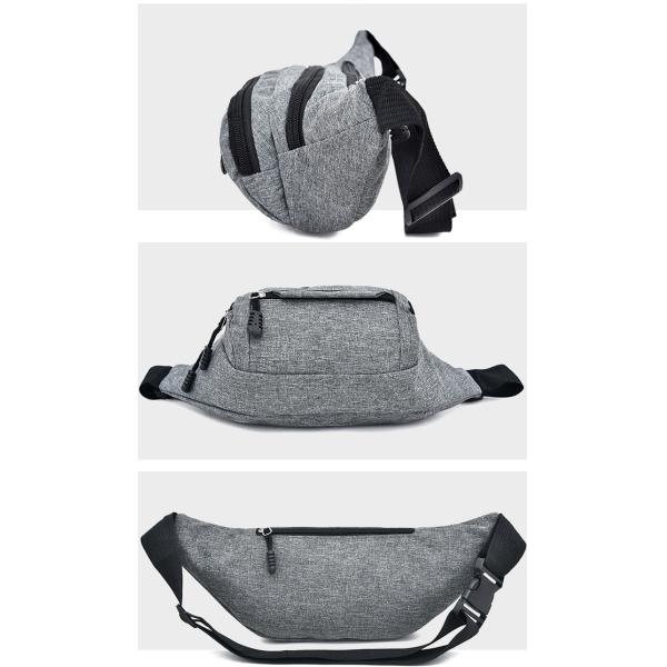 Rpet Water Resistant Waist Pack Eco Friendly Waist Pouch For Men Women Custom Print