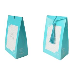 Wedding Candy 250g Whitecard Tassels Rope Handle Gift Bags