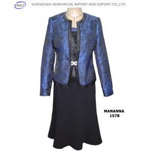 Cheap new fashion style 3-pieces ladies designer skirt suits wholesale