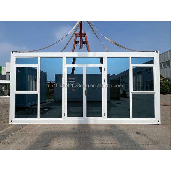 Galvanized Steel Square Tubes Main Structure Prefabricated Tiny Room Container House for Construction Site Warehouse Family