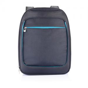 Lightweight Custom Logo Backpacks , Black Plain Laptop Backpack Bags For Men