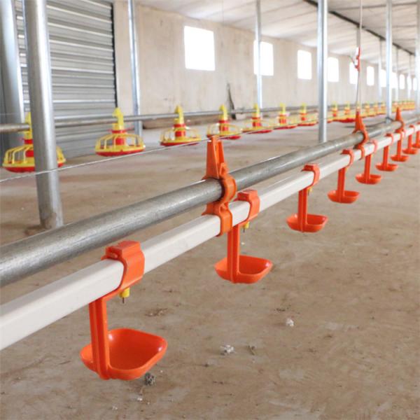 Broiler Automatic Poultry Drinker Nipple Cup Drinker System