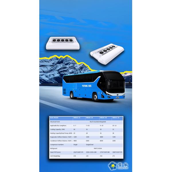 FullDCInverterHeatPumpEV Bus Air Conditioner AC Units