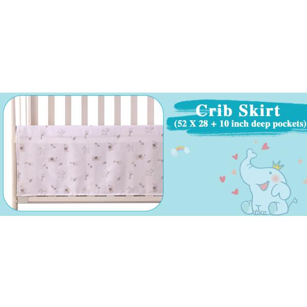 Premium 3-Piece Cartoon Baby Bedding Set , Newborn& Infant Nursery Bedding Set