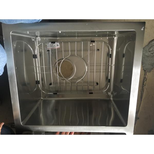 Stainless Steel Bottom Grid Kitchen Sink Accessories With Center Drain Hole