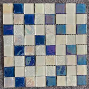 Cheap Electroplated Glass Mosaic Tiles 300x300mm for Swimming Pools wholesale
