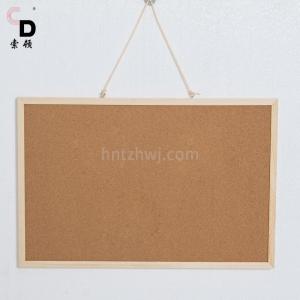 China White Framed Cork Notice Board / Large Framed Cork Board Bulletin Board on sale