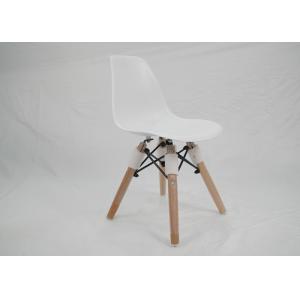 Cheap Modern Dining ODM White Plastic Chair With Wooden Legs wholesale