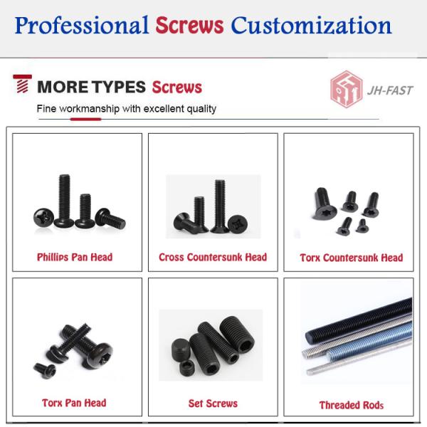 Carbon Steel Threaded Rod M3 M4 M5 M6 M8 M10 M12 Blue/Black Zinc Plated for Heavy Industry