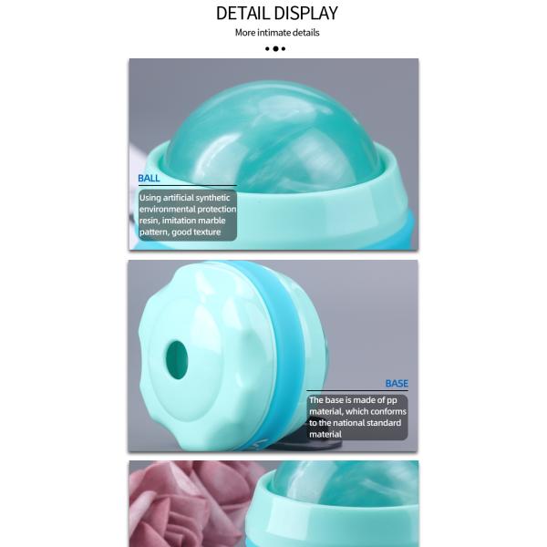 Resin Hand Held Massage Roller Ball Manual control Customized Logo